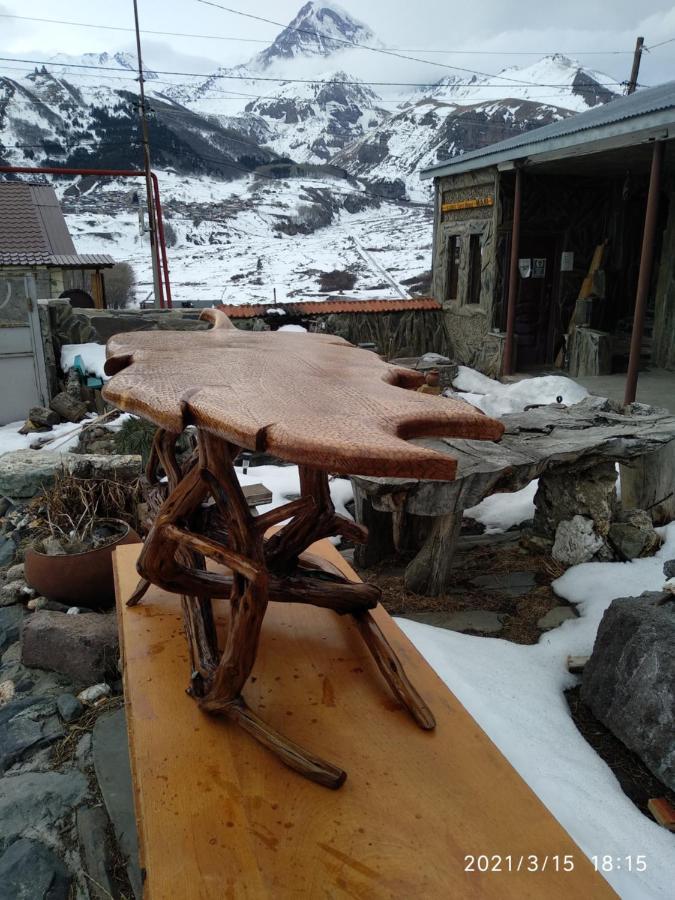 Qusha Guesthouse Meeting In The Mountains And Views Kasbegi Buitenkant foto